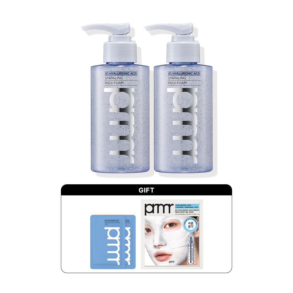 [더블] NEW 3C-히알루론산 스파클링 팩폼 140ml