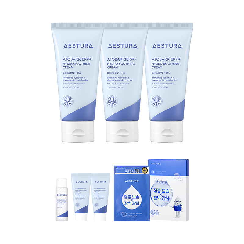 [트리플] NEW 아토베리어365 하이드로 수딩크림 80ml*3개