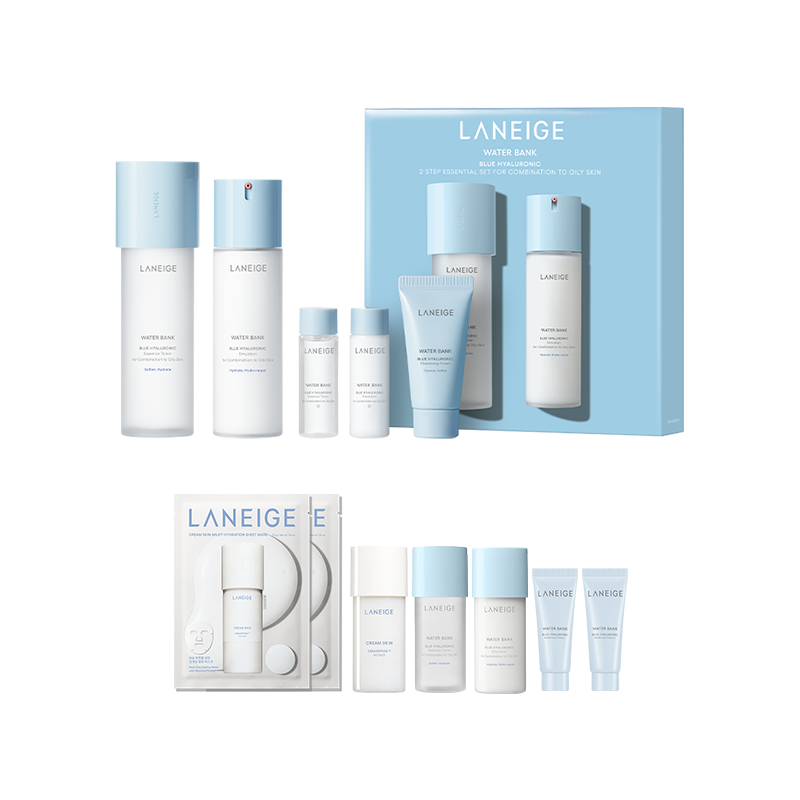 워터뱅크 블루 히알루로닉 기초 세트(지·복합용) 160ml+120ml