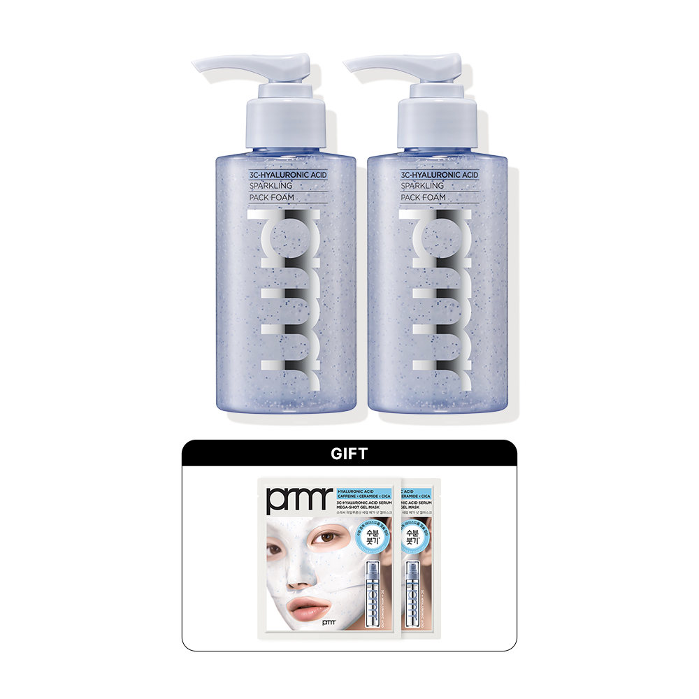 [더블] NEW 3C-히알루론산 스파클링 팩폼 140ml
