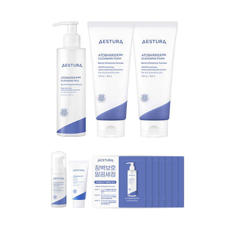 [3입] 아토베리어365 클렌징밀크 200ml 1개+클렌징폼 200g*2개 상품 이미지 1