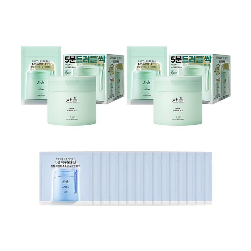 [2EA] 어린쑥 수분진정 패드 기획세트 (170ml/60+10매) 상품 이미지 1