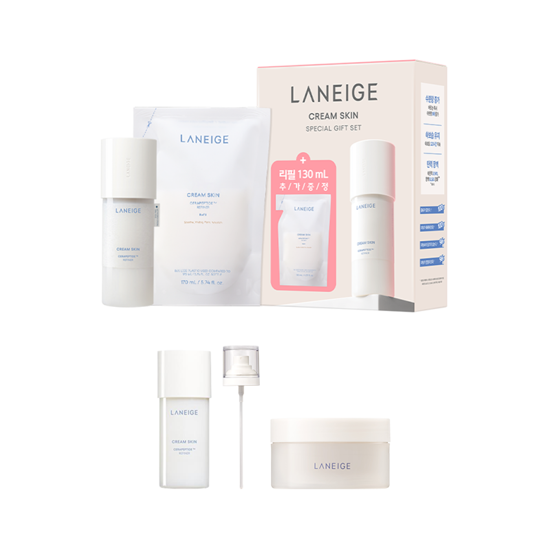 크림스킨 스페셜 기프트 세트 (본품170ml+리필130ml) 상품 이미지 1