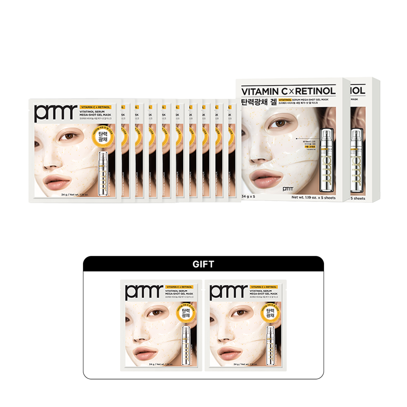[더블] 비타티놀 세럼 메가샷 마스크세트 34g*5매X2개(총 10매) 상품 이미지 1