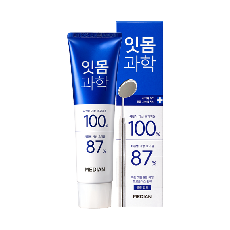 잇몸과학 치약 3입 [스트롱/클린] (120g x3) 상품 이미지 8