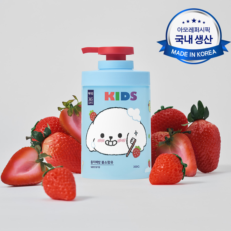 365DAYS step3 충치 불소 어린이 펌핑 치약 300g 상품 이미지 2
