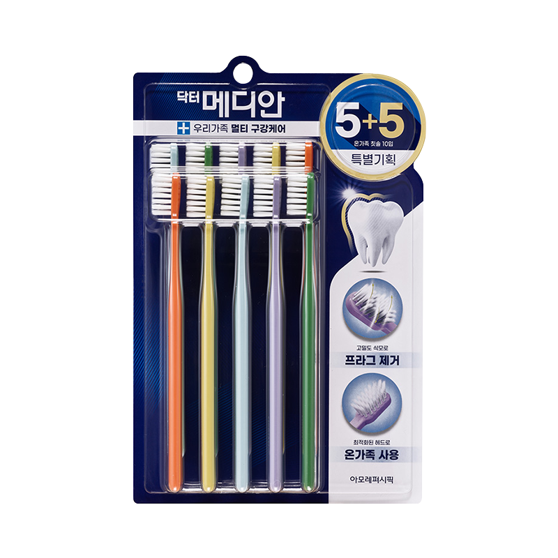 닥터메디안 칫솔 5+5입