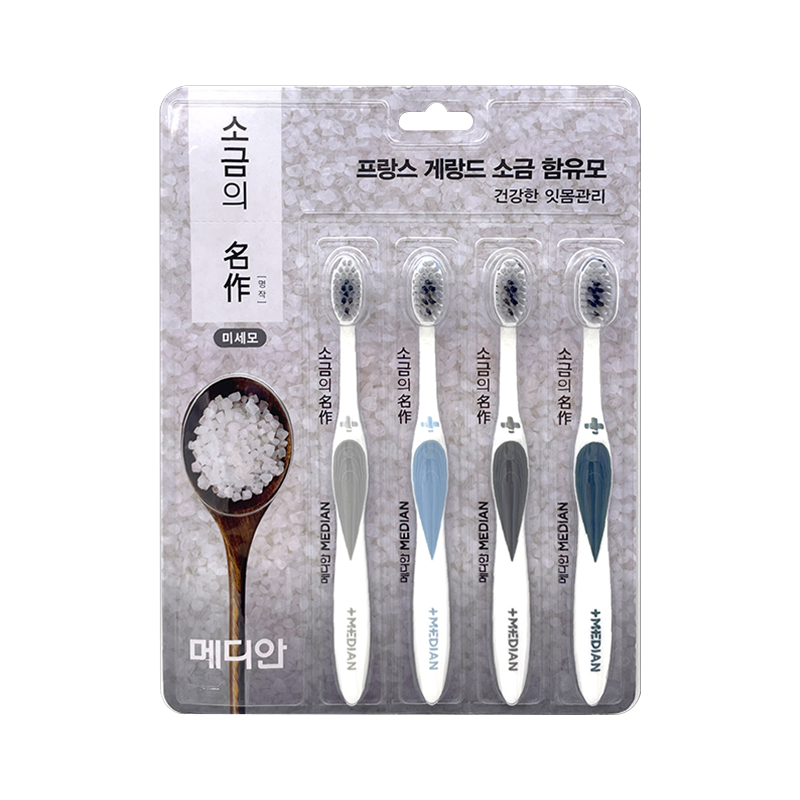 소금의 명작 칫솔 4입