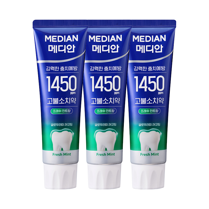 1450고불소치약 프레쉬민트 100g*3 상품 이미지 1