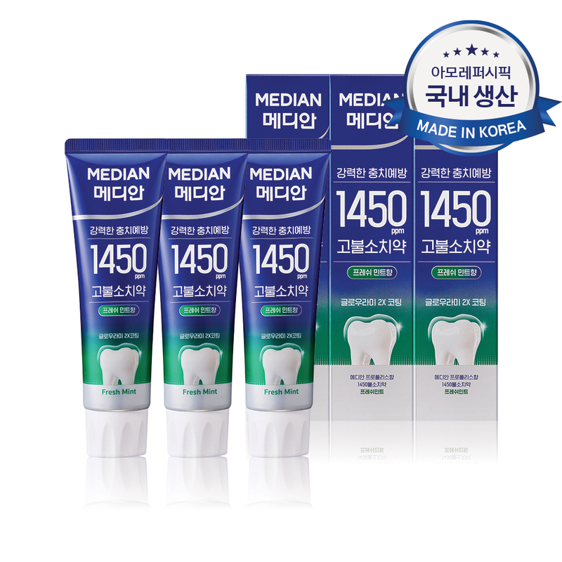 1450고불소치약 프레쉬민트 100g*3 상품 이미지 2