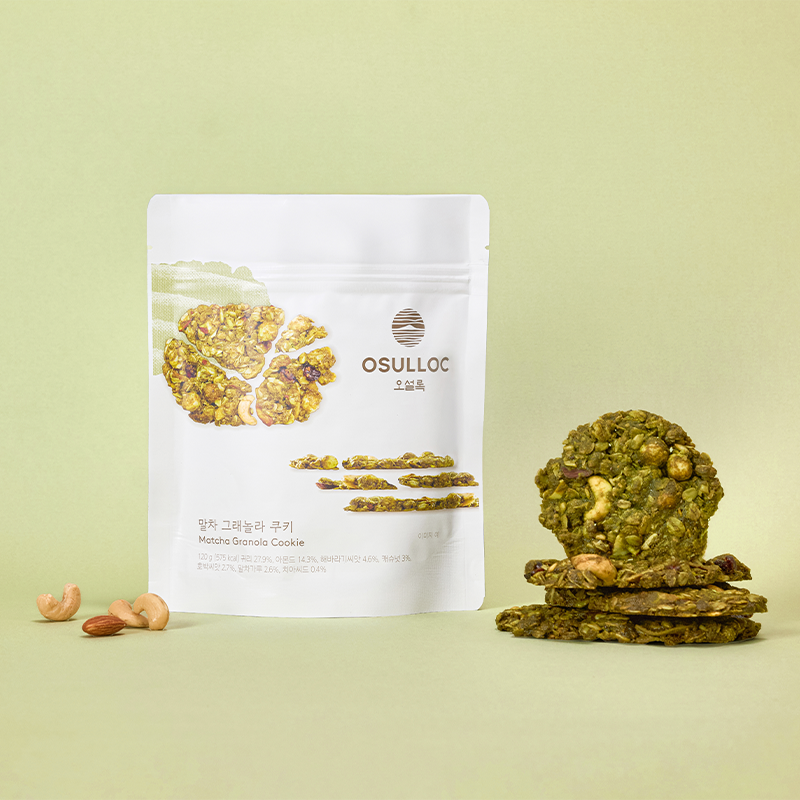 말차 그래놀라 쿠키 120g (원산지:상세설명참조)