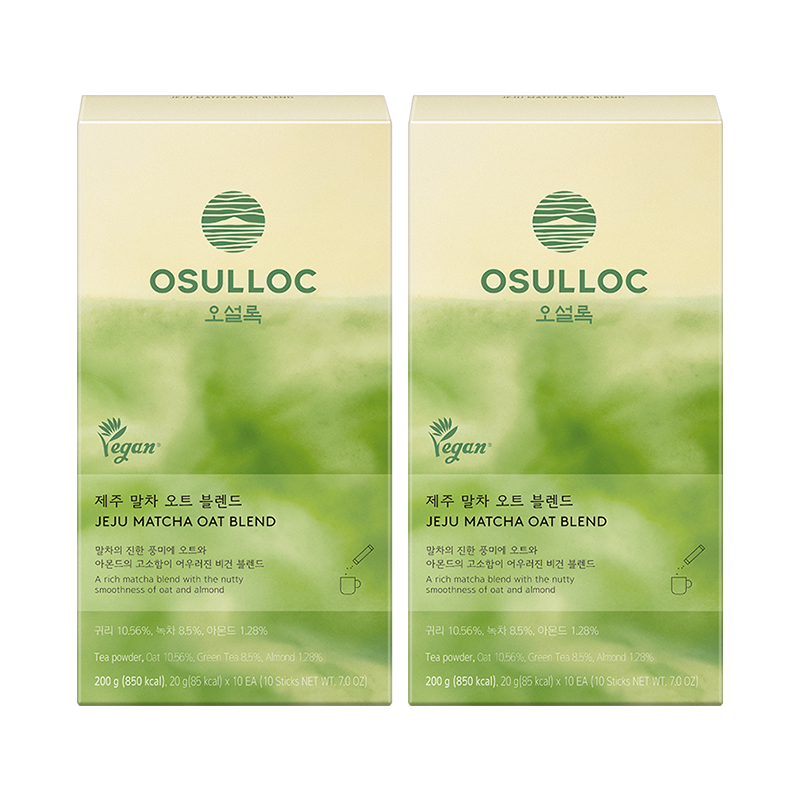 [단하루혜택] [2BOX] 제주 말차 오트 블렌드 10입 (원산지:상세설명참조)