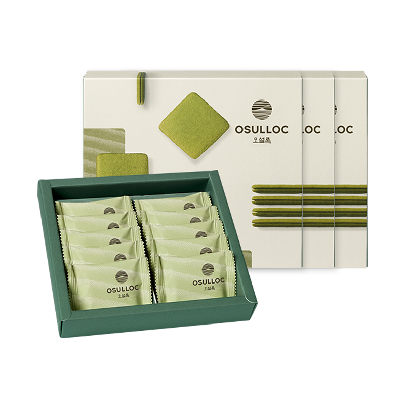 [3BOX+기프트카드3천원] 그린티 랑드샤 10입 (원산지:상세설명참조)