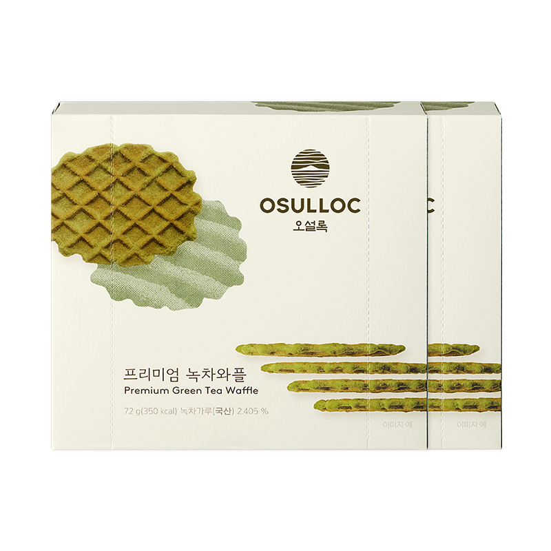 [2BOX] 프리미엄 녹차 와플 (원산지:상세설명참조) 상품 이미지 1