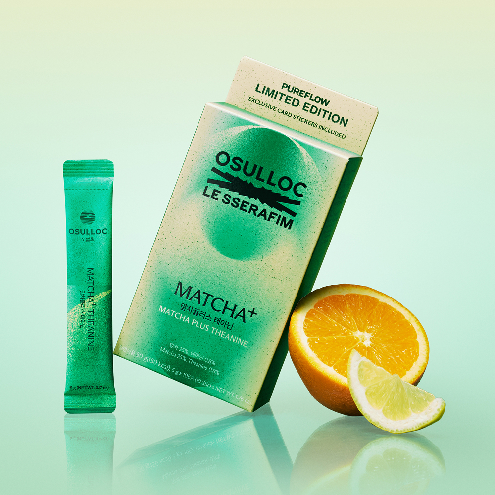 [LE SSERAFIM x OSULLOC] MATCHA+ THEANINE 10입 (원산지:상세설명참조)