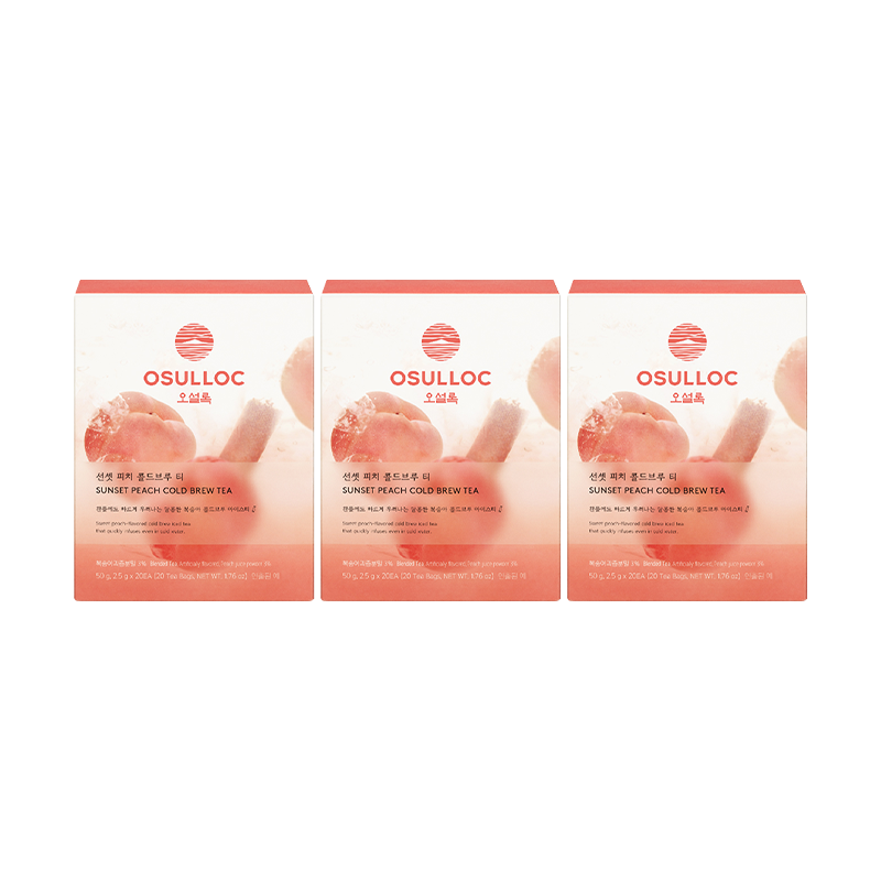 [3BOX] 선셋 피치 콜드브루 티 20입 (원산지:상세설명참조) 상품 이미지 1
