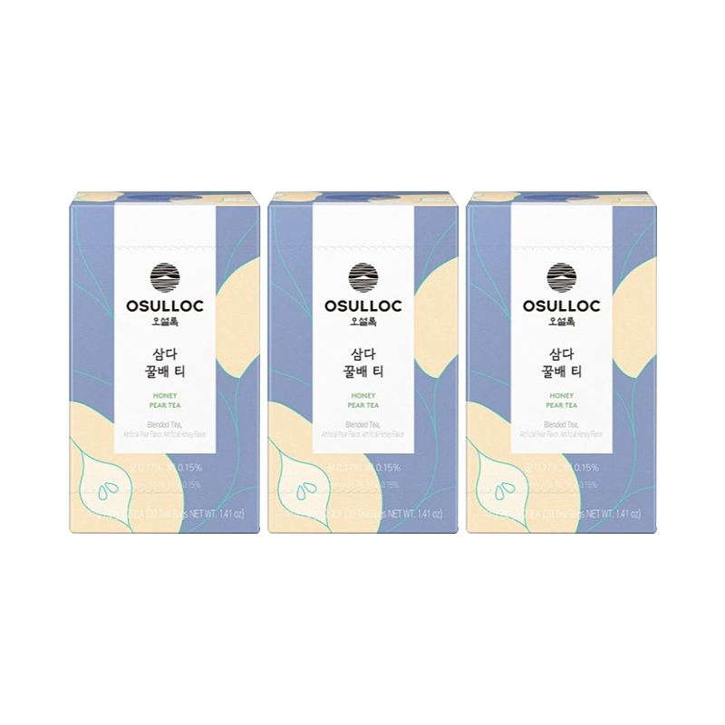[3BOX] 삼다 꿀배 티 20입 (원산지:상세설명참조) 상품 이미지 1