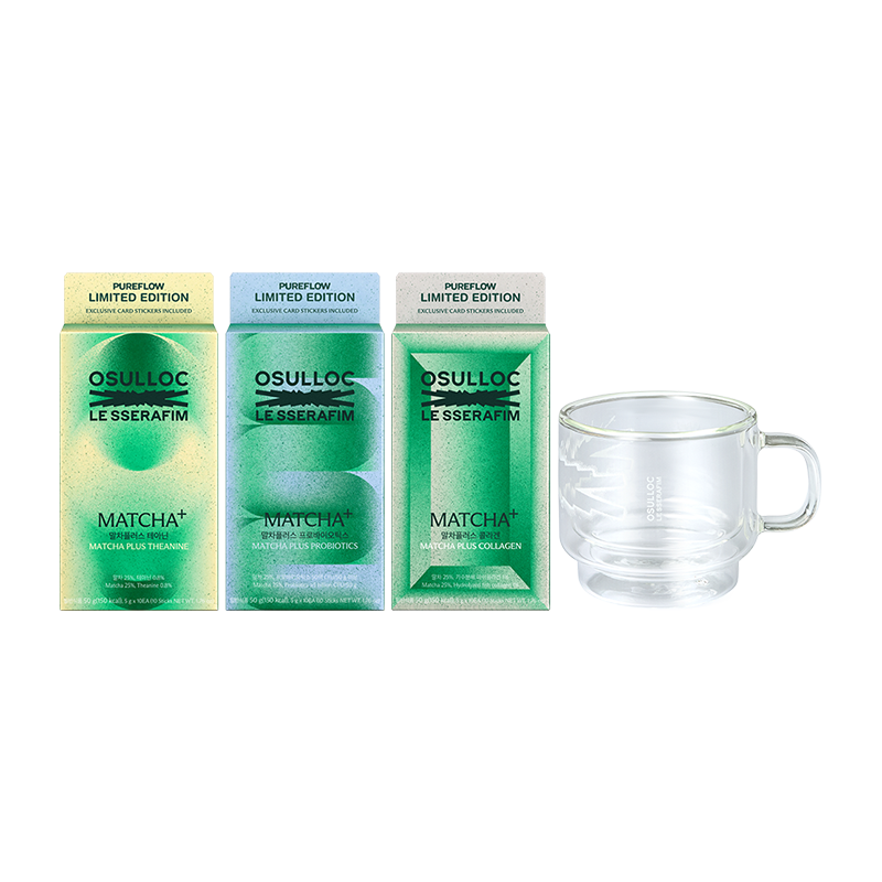 [LE SSERAFIM x OSULLOC] MATCHA+ 3TYPES + TEA CUP SET 상품 이미지 9