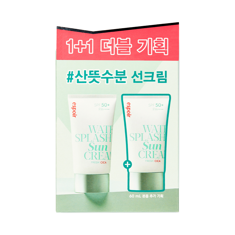 워터 스플래쉬 선크림 (세라마이드 OR 프레쉬 시카) 더블 세트 (SPF50+/PA++++) 상품 이미지 6