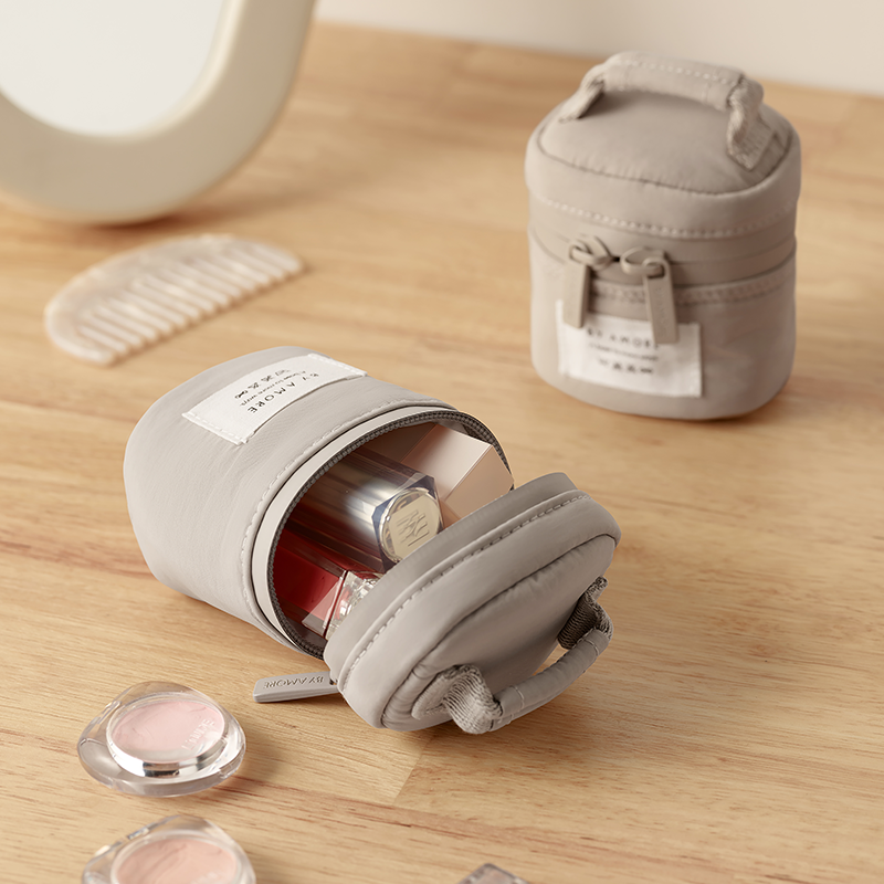 트래블 파우치 미니 (베이지/그레이)