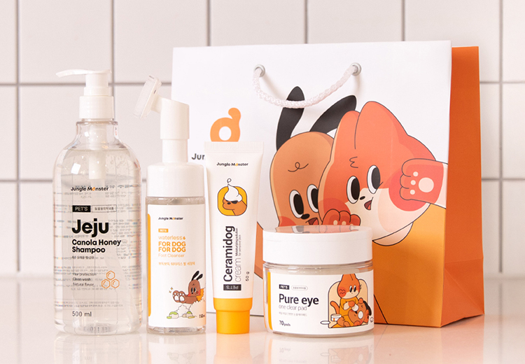 햇살 가득 기분좋은
반려동물 데일리케어 브랜드

애정과 정성을 한 웅큼 
가득 담은 제품을 소개합니다